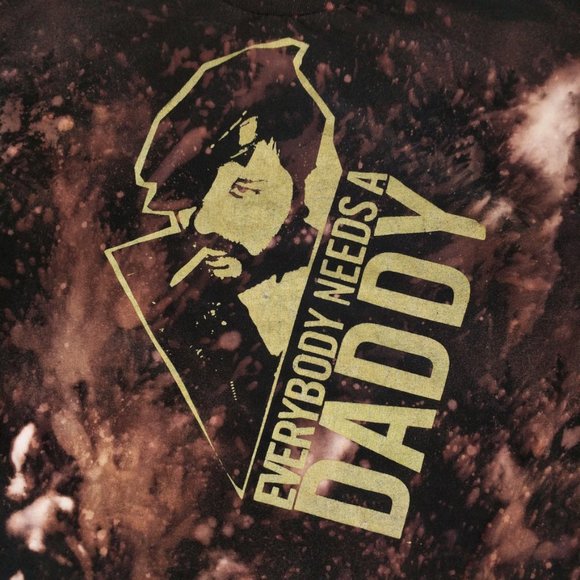 Everybody Needs A Daddy Custom Dye Music T-Shirt M - Picture 2 of 5